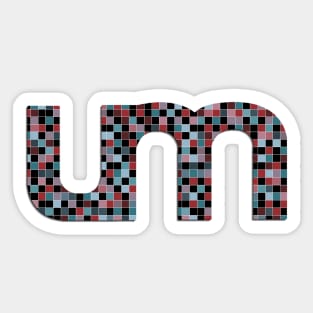 um - mellow disco Sticker